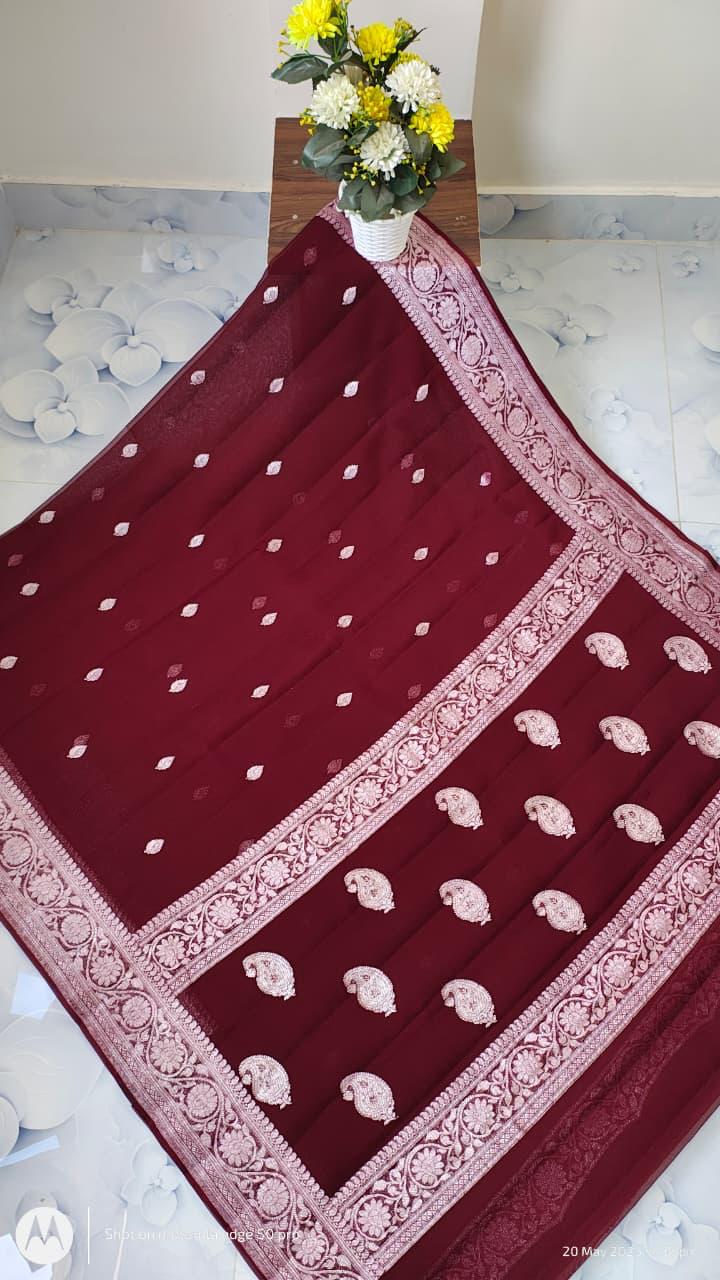 Kaduva Khadi Chiffon