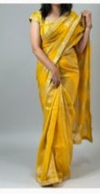 Silk Yellow saree