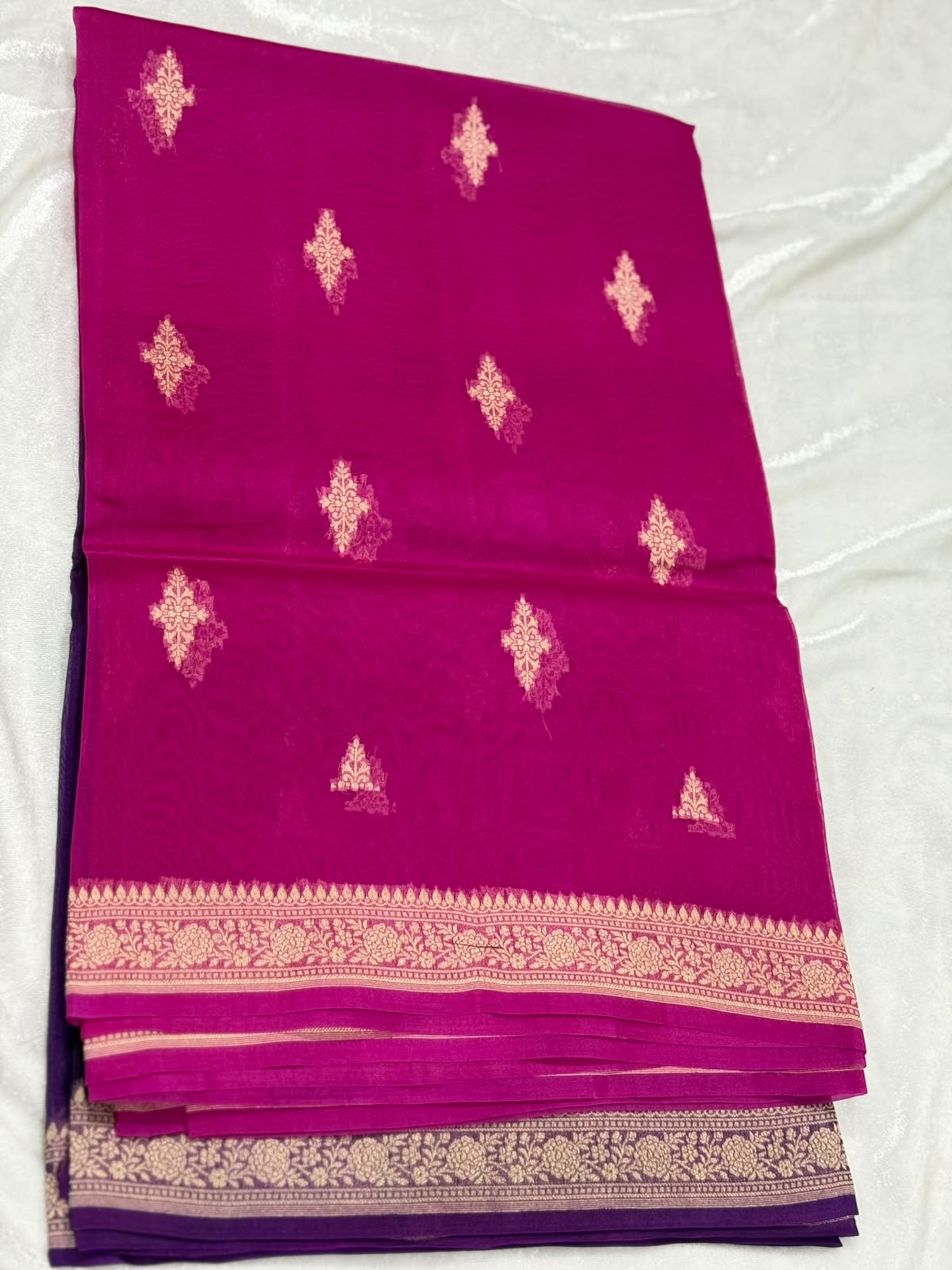 Kora Organza Multi Color Saree