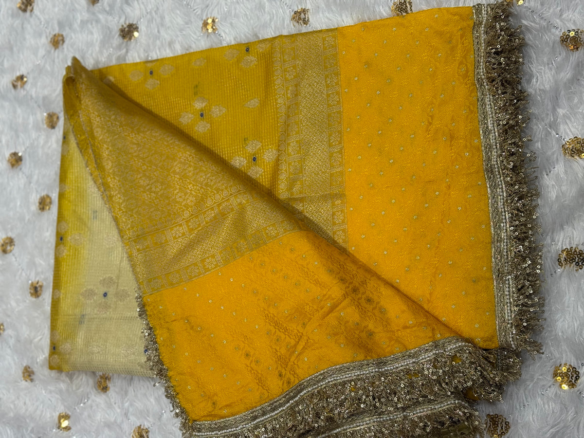 Party wear Dupion Silk Saree