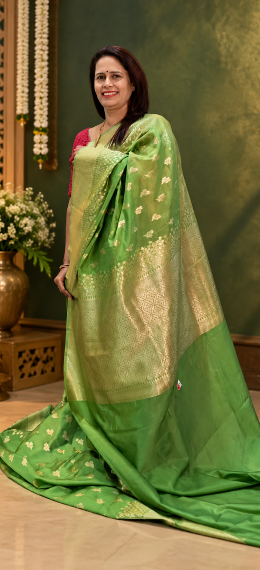 Kora georgette butti silk