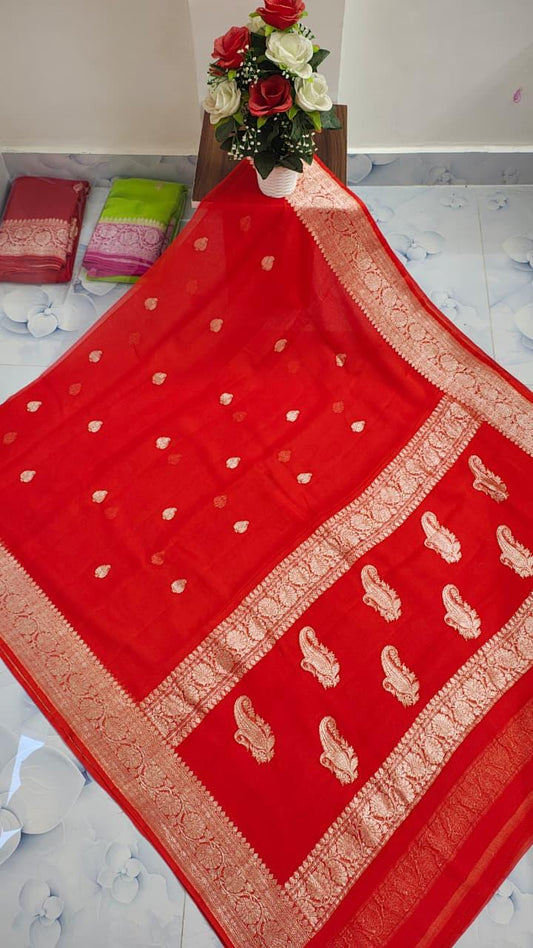 Kaduva Khadi Chiffon