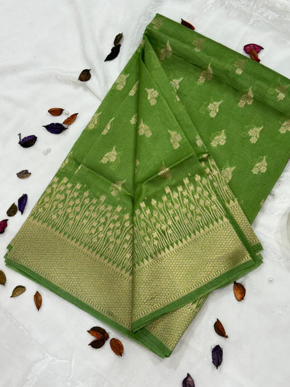 Kora georgette butti silk