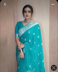 Nakshatras Benaras pure chiffon