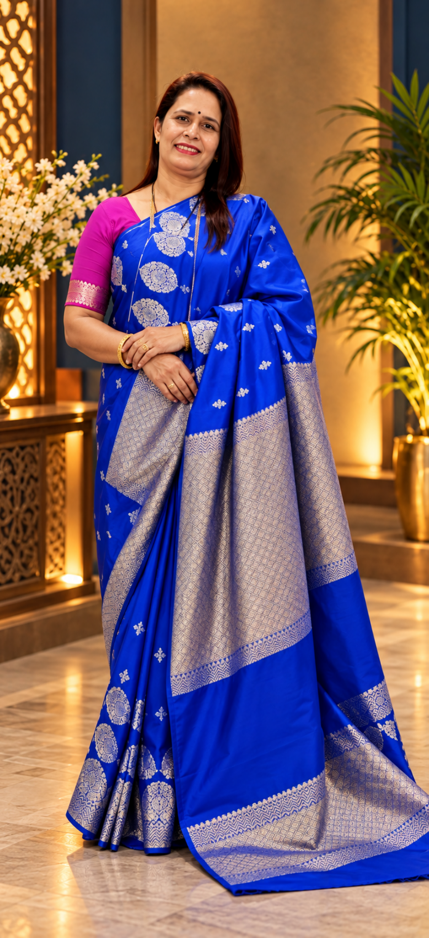 Ek Tara Roopa Sona Mashru Silk