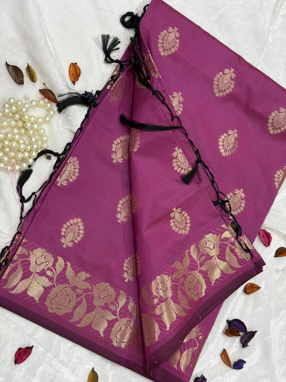 Soft butti silk