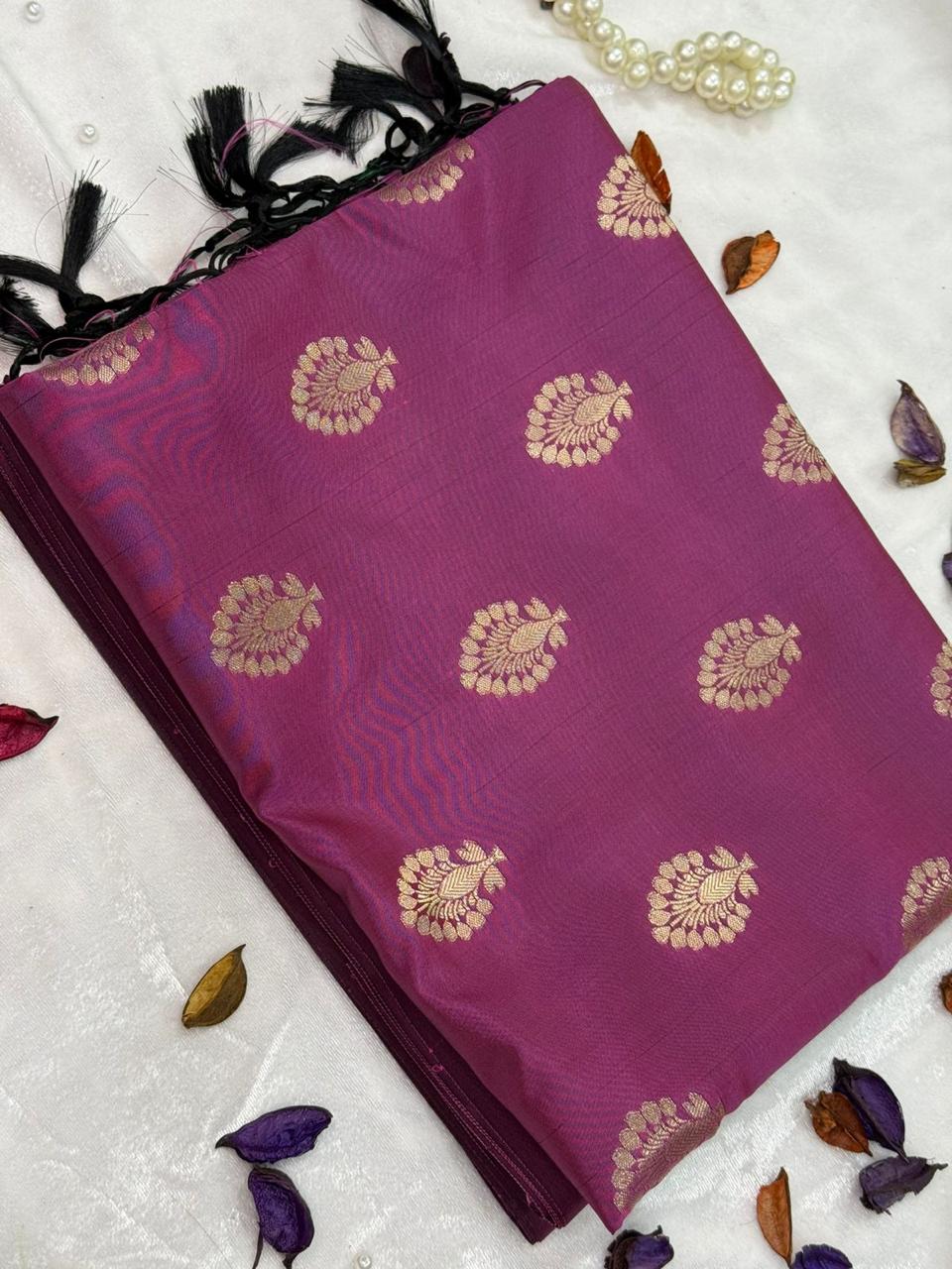 Soft butti silk