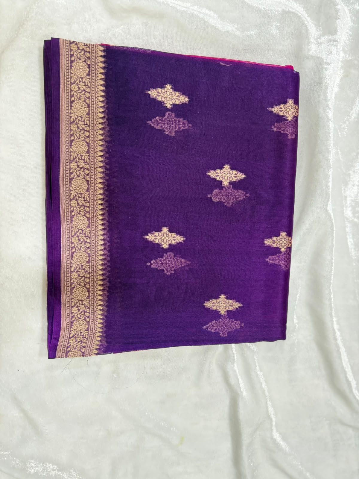 Kora Organza Multi Color Saree